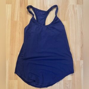 Lululemon Women's Blue Racerback Tank Top. Size 6